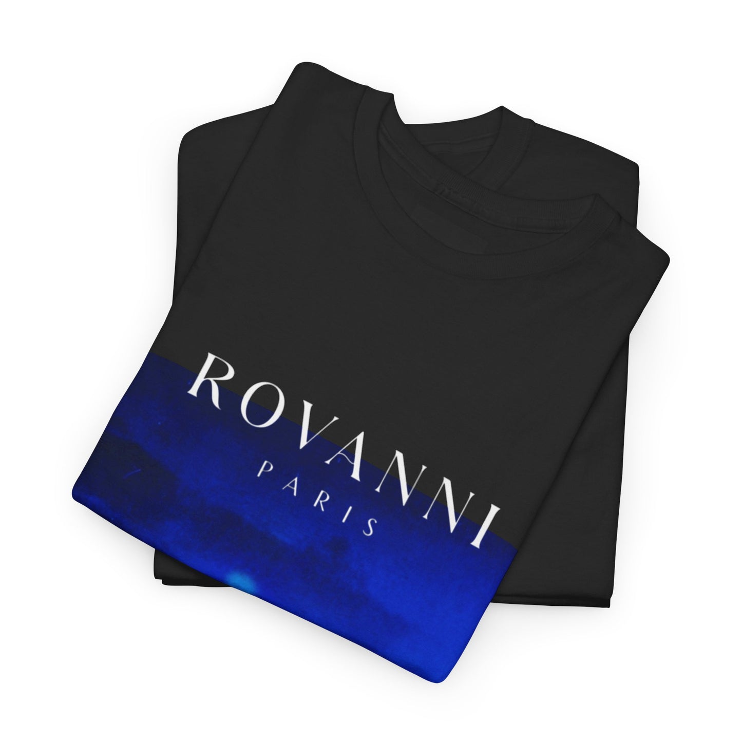 ROVANNI Black and blue aesthetic Tee