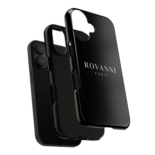 Rovanni Paris Tough Phone Cases - Sleek Black Design for Ultimate Protection