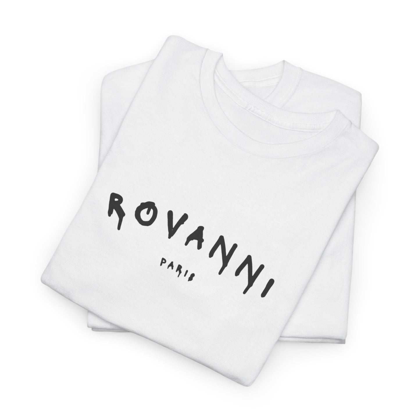 ROVANNI Heavy Cotton Luxury Streetwear T-Shirt